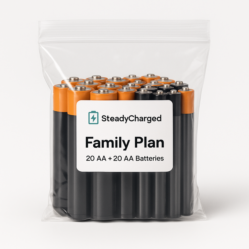Family Plan - 20 AA and 20 AAA