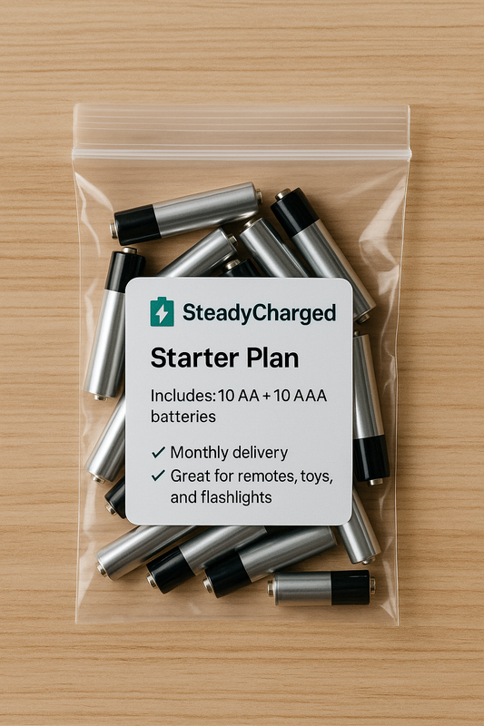 Starter Plan - 10 AA and 10 AAA
